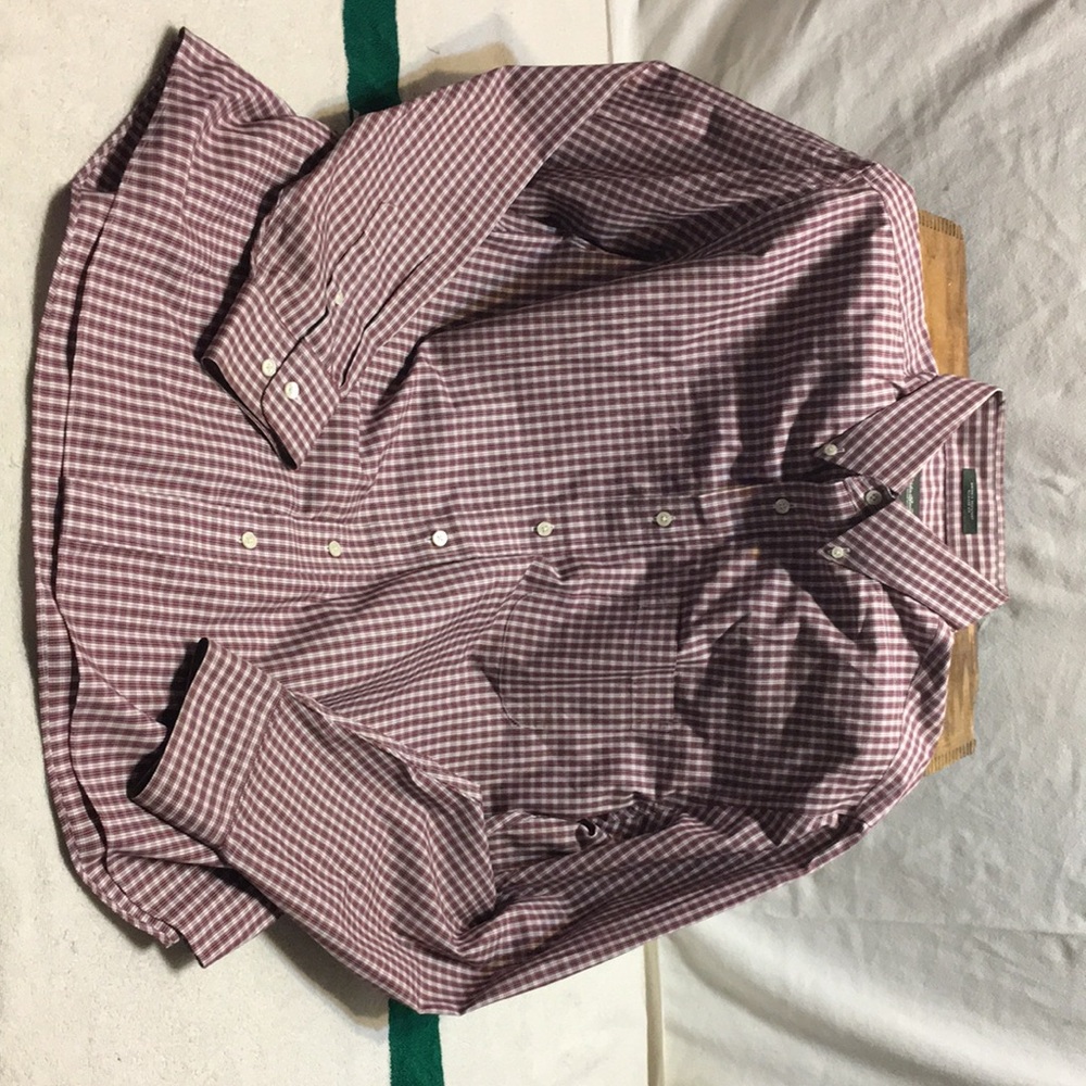 Eddie Bauer Mens long sleeve cotton shirt